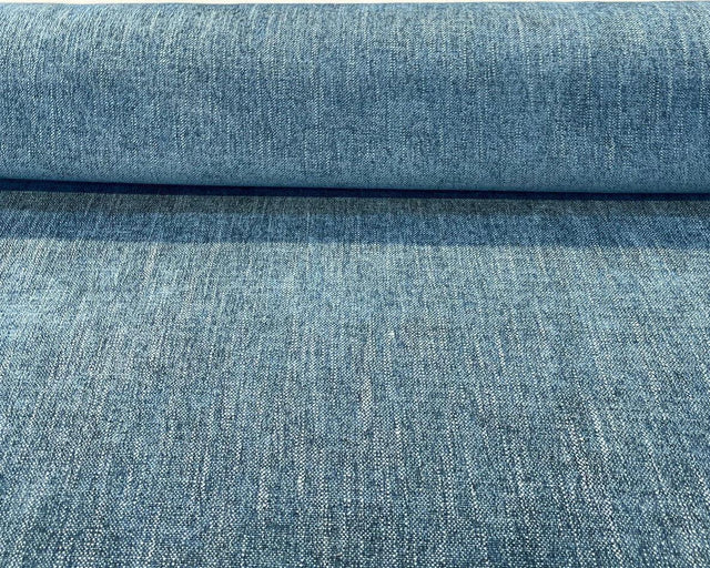Connector Teal Aegean Soft Chenille Upholstery Fabric - Teal, Solid, 56" Width (1 Yard)