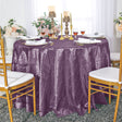 Round Pintuck Taffeta Tablecloth 90" Wisteria