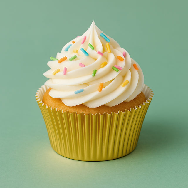 O'Creme Gold Foil Cupcake Liner, 2" Diameter - Pack of 500