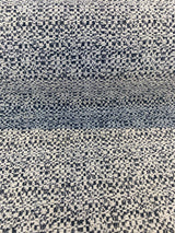 Sandy Domino Soft Chenille Fabric - Beige Off White With Black Domino Pattern, 56" Width (1 Yard)