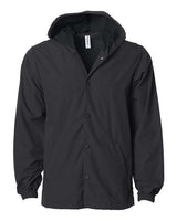 Water-Resistant Hooded Windbreaker