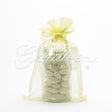 6"X 9" Organza Pouches-Sold By A Dozen Pieces ( 6 Pieces/Inner Pack) (Baby Maize)