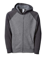 Youth Lightweight Special Blend Raglan Zip Hood