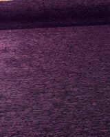 Purple Heavy Chenille Backed Solid Upholstery Fabric - Purple Solid, 56" Width (1 Yard)
