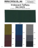 Iridescent Taffeta Polyester Fabric - Black, Cobalt, Copper, Gold, Emerald, Navy, Pewter, Royal, Silver, Wine, 58/60" Width (1 Yard)