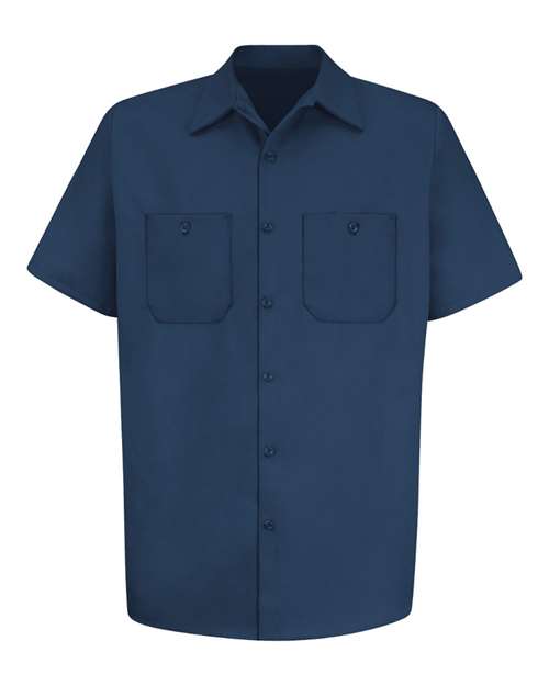 Red Kap Men's Tall Cotton Short Sleeve Uniform Shirt