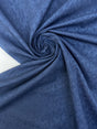 Cotton Viscose Abstract Purple Blue Fabric