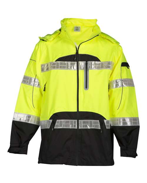 Kishigo Unisex Premium Black Series Rainwear Jacket
