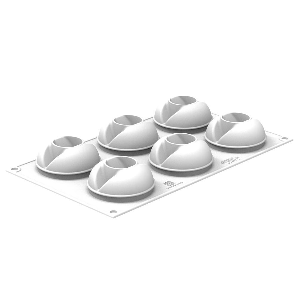 Silikomart MARITOZZO 135 Silicone Mold, 6 Cavities