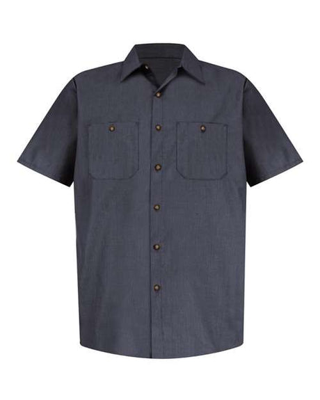 Red Kap Men's Industrial Short Sleeve Work Shirt