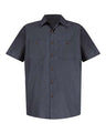 Red Kap Men's Industrial Short Sleeve Work Shirt