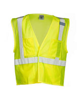 Kishigo Unisex 4 Pocket Hook-and-Loop Mesh Safety Vest