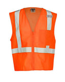 Kishigo Unisex Single Pocket Mesh Safety Vest