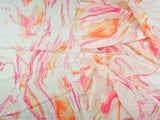 Bubble Satin Marble Print Fabric