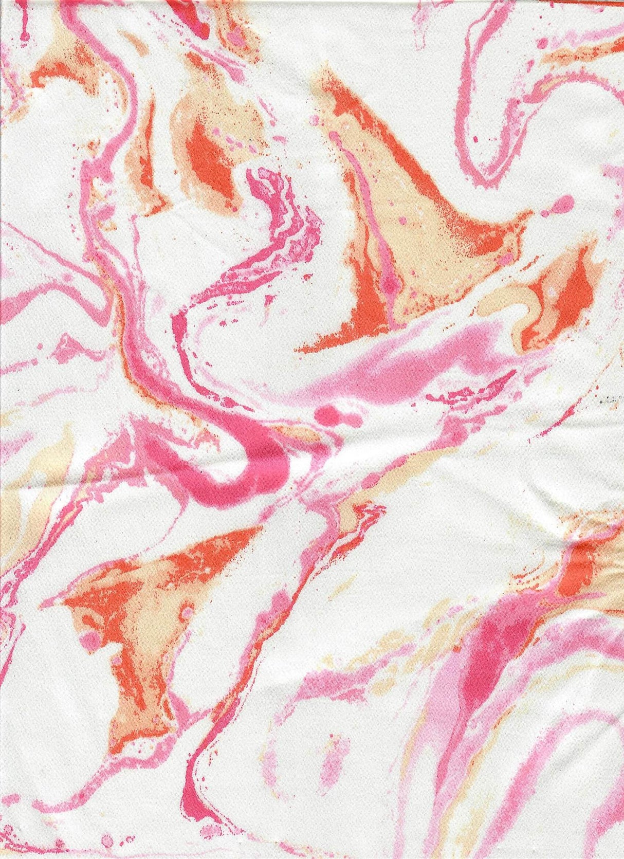 Bubble Satin Marble Print Fabric