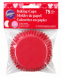 Wilton White, Pink and Red Baking Cups, 75-Count