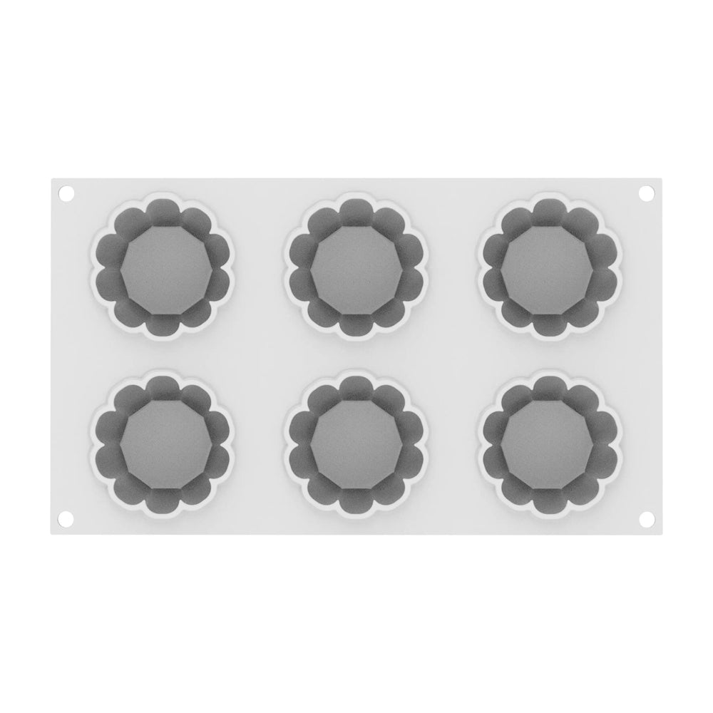Silikomart CHARLOTTE 100 Silicone Mold, 6 Cavities