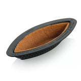 Silikomart 3D Oval Tarte Ring, 4.7" x 1.6" x 0.8"
