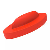 Silikomart 3D Oval Tarte Ring, 4.7" x 1.6" x 0.8"