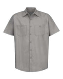 Red Kap Men's Tall Industrial Short Sleeve Work Shirt