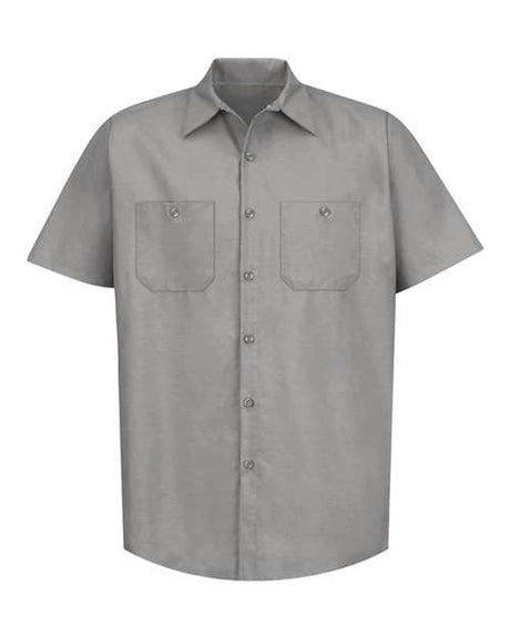 Red Kap Men's Tall Industrial Short Sleeve Work Shirt
