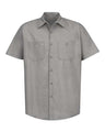 Red Kap Men's Tall Industrial Short Sleeve Work Shirt