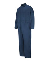 Red Kap Men's Button-Front Cotton Coverall