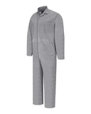 Red Kap Men's Button-Front Cotton Coverall