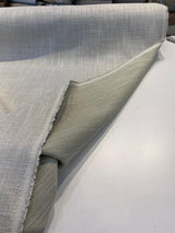 Darwin Linen Quicksand Italian Tailored Upholstery Drapery Fabric - Quicksand Silver, 55-56" Width (By The Yard)