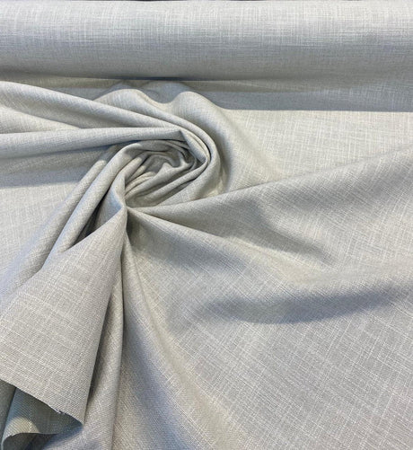 Darwin Linen Quicksand Italian Tailored Upholstery Drapery Fabric - Quicksand Silver, 55-56" Width (By The Yard)