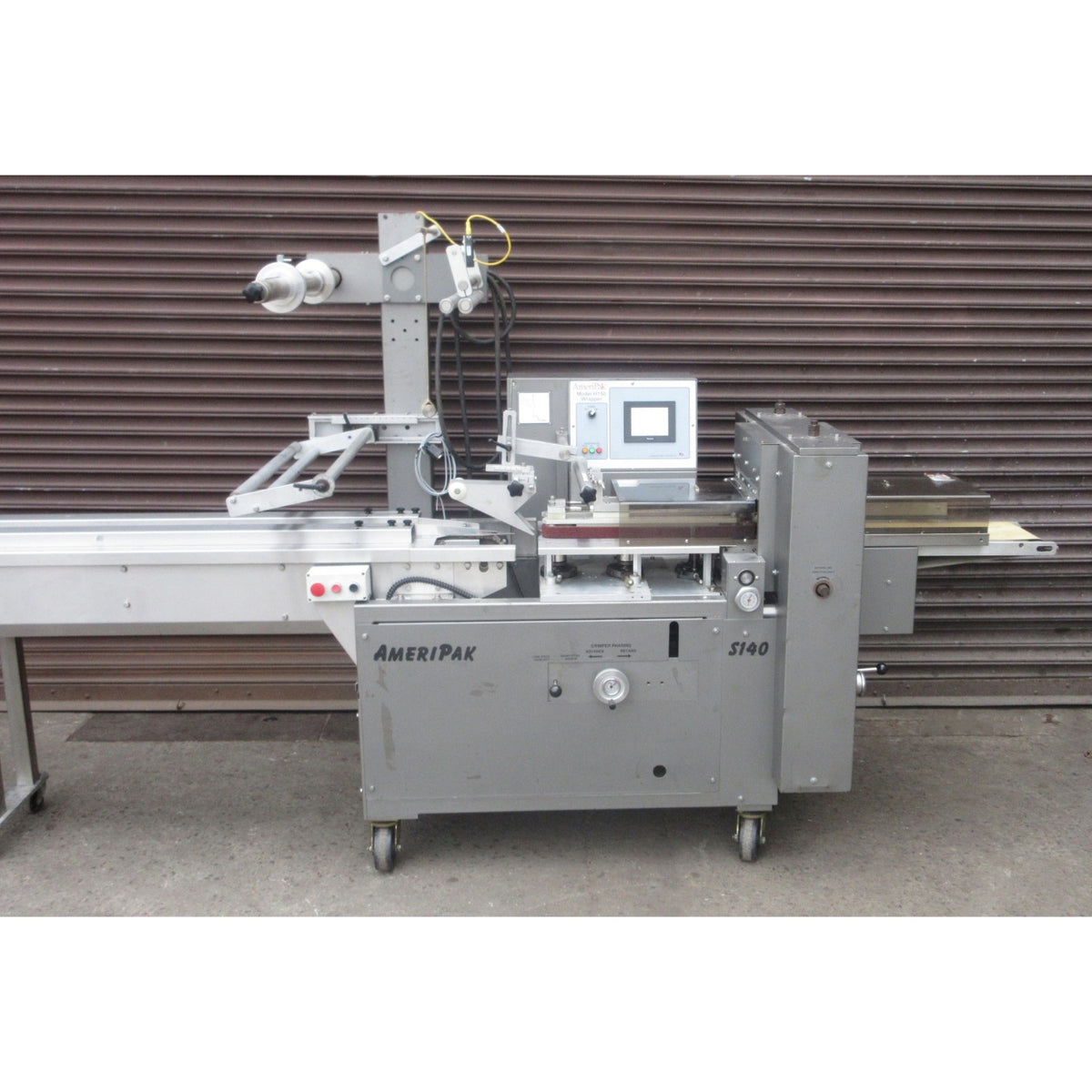 Ameripak S140 Flow Wrapper, Used Excellent Condition - Factory Refurbished
