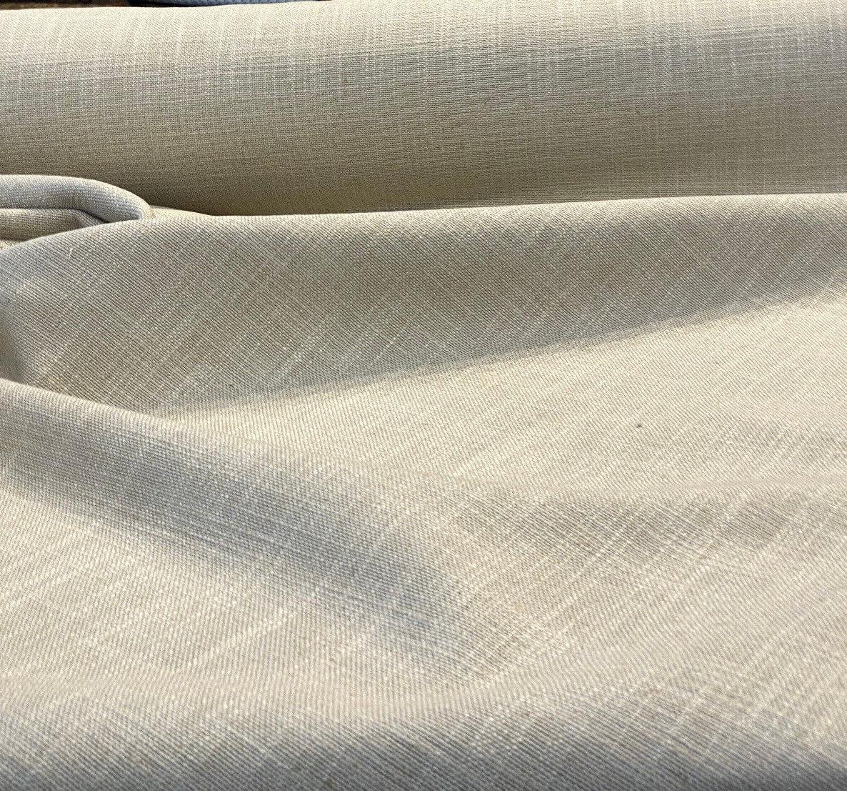 Darwin Linen Toast Viscose Cotton Linen Fabric - Toast Solid, 55" To 56" Width (1 Yard)