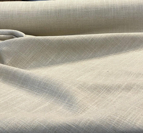 Darwin Linen Toast Viscose Cotton Linen Fabric - Toast Solid, 55" To 56" Width (1 Yard)