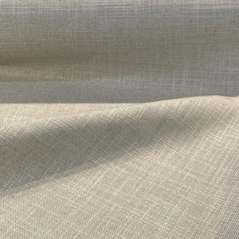 Darwin Linen Toast Viscose Cotton Linen Fabric - Toast Solid, 55" To 56" Width (1 Yard)