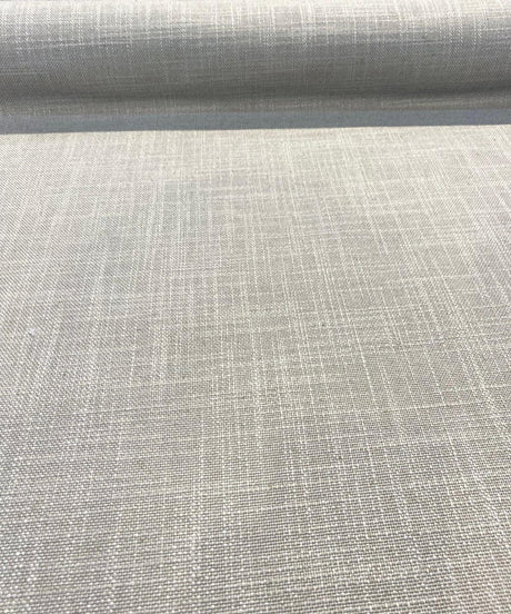 Darwin Linen Shadow Italian Tailored Upholstery Drapery Fabric - Shadow Gray, 55" To 56" Width (1 Yard)
