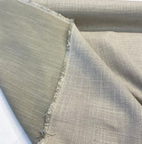 Darwin Linen Shadow Italian Tailored Upholstery Drapery Fabric - Shadow Gray, 55" To 56" Width (1 Yard)