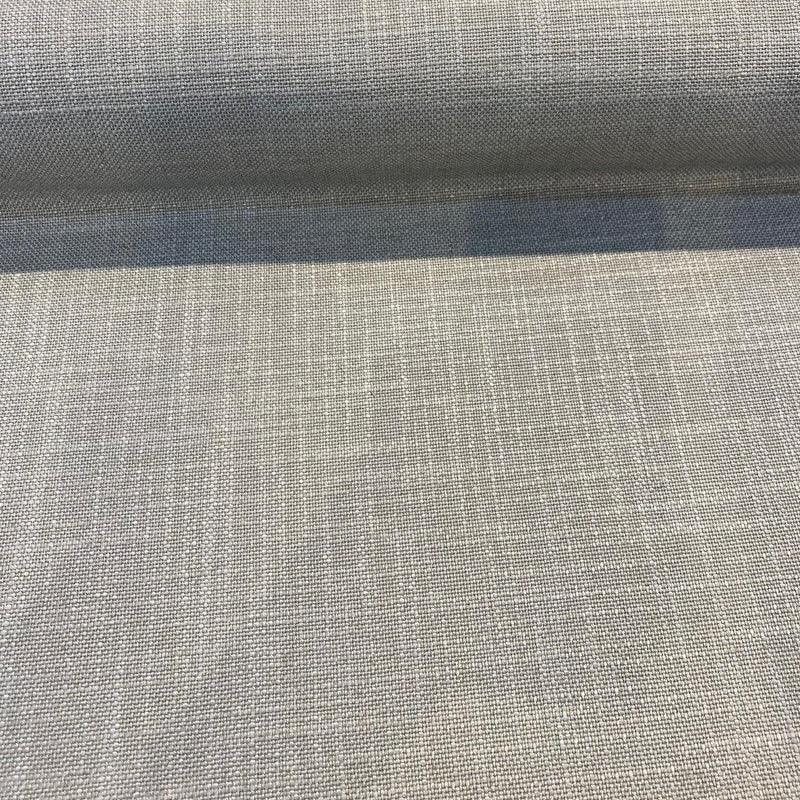 Darwin Linen Shadow Italian Tailored Upholstery Drapery Fabric - Shadow Gray, 55" To 56" Width (1 Yard)