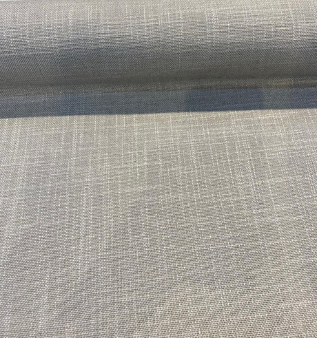 Darwin Linen Shadow Italian Tailored Upholstery Drapery Fabric - Shadow Gray, 55" To 56" Width (1 Yard)