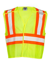 Unisex Contrasting Mesh Breakaway Safety Vest