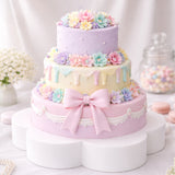 O'Creme Polystyrene Petal Cake Dummy, 18" x 4" High