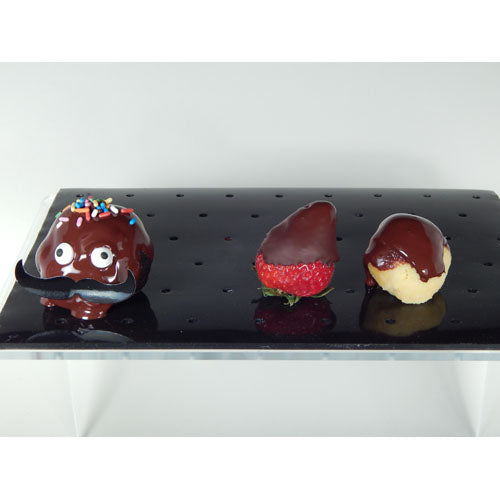 50-Hole Bonbon Dipping Stand with Mat & Dipping Sticks