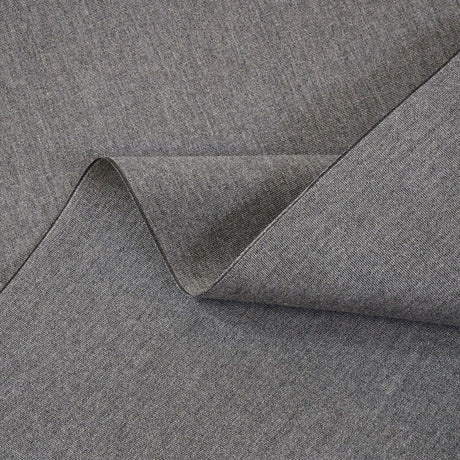 Sunbrella Smoke Marine Grade Acrylic Fabric - Smoke Gray, Solid & Variegated, 60" Width (1 Yard)