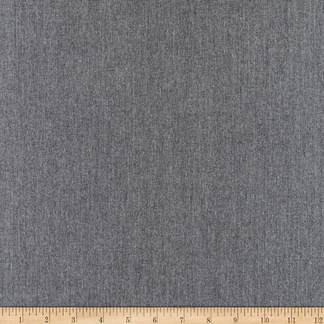 Sunbrella Smoke Marine Grade Acrylic Fabric - Smoke Gray, Solid & Variegated, 60" Width (1 Yard)