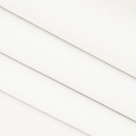 Sunbrella Solution Dyed Acrylic Fabric - White Marine Grade Solid, 60" Width (1 Yard)