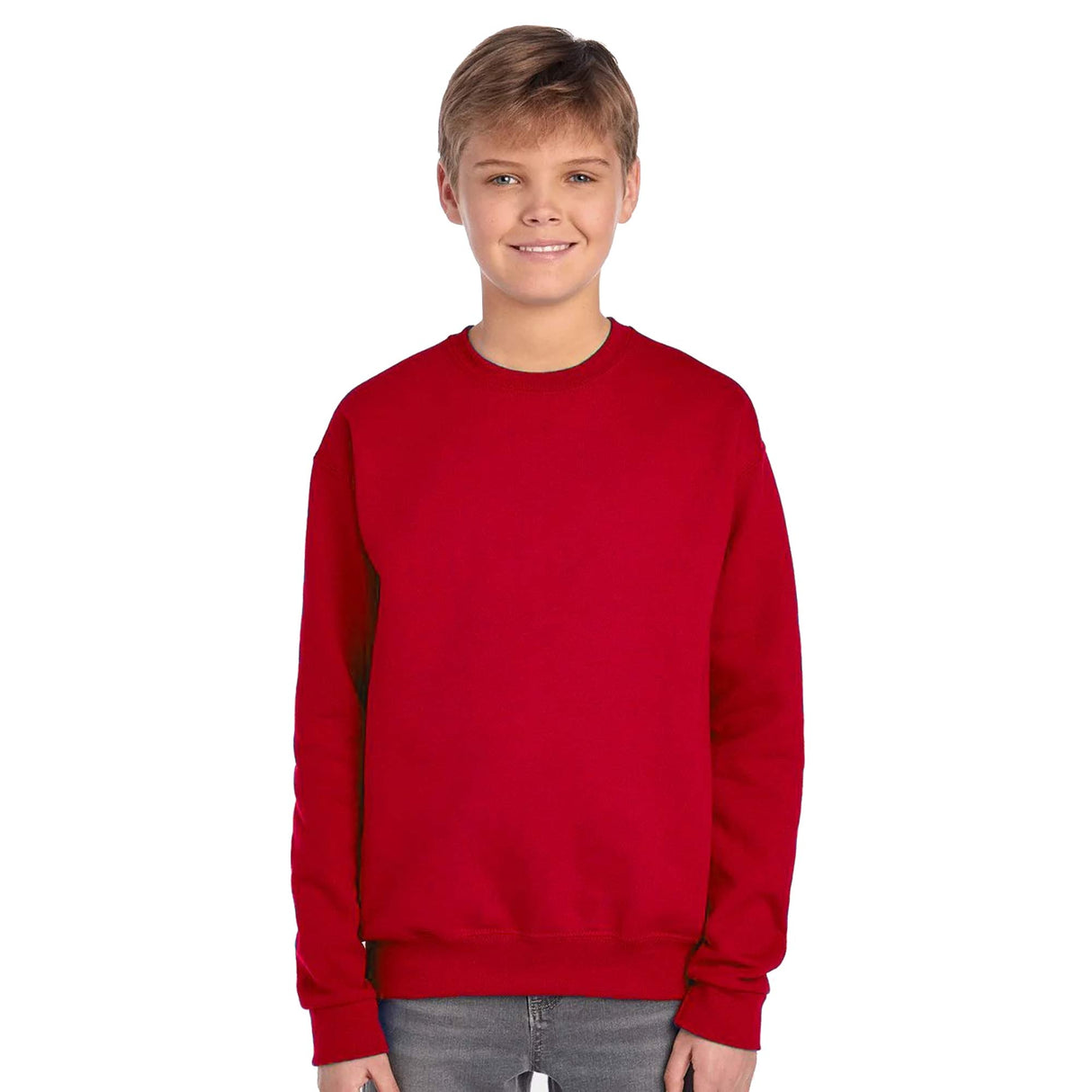 JERZEES® NuBlend Youth Crewneck Long Sleeve Sweatshirt