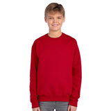 JERZEES® NuBlend Youth Crewneck Long Sleeve Sweatshirt