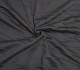 Sherpa Fleece Black Stretchy Modal Blend