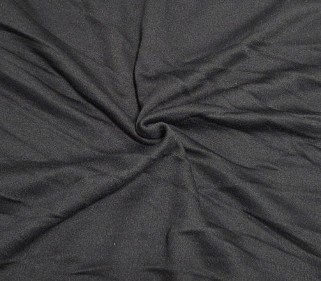 Sherpa Fleece Black Stretchy Modal Blend