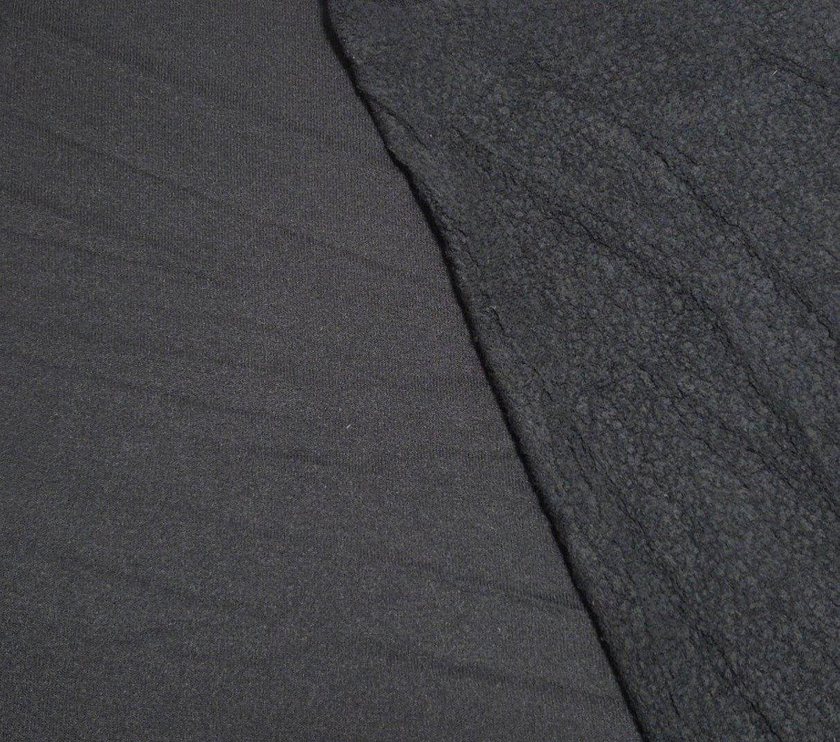 Sherpa Fleece Black Stretchy Modal Blend