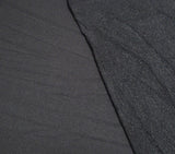 Sherpa Fleece Black Stretchy Modal Blend